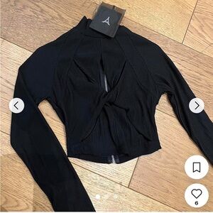 Black Long Sleeve Women's Top